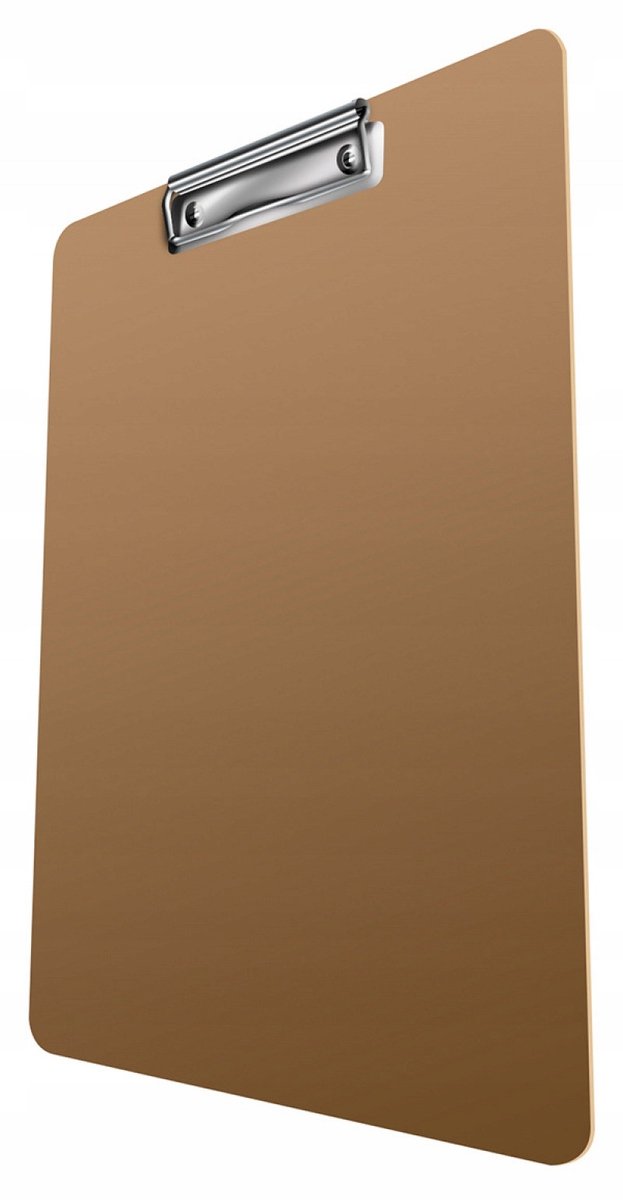 Donau Clipboard A4 Karton Oranje - Praktische Schrijfonderlegger