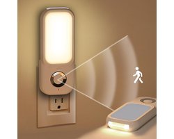 Slimme Bewegingssensor Nachtlamp - Oplaadbare LED Wandlamp - Verstelbare Helderheid - Zaklampfunctie - Automatische Aanschakeling - Voor Slaapkamer, Hal En Trap - Energiebesparend - USB-C Opladen
