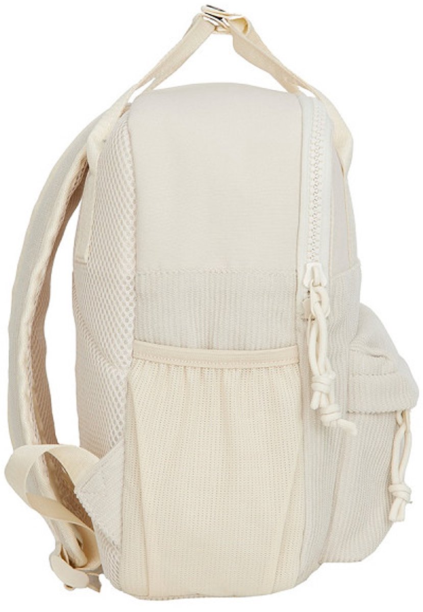 New Rebels Ribbi Juno Handel Backpack mini – Ribstof 900D Polyester 13L Lichtgewicht & Comfortabel – 23x10x31 cm – Dames & Heren Rugzak Beige – foto 3