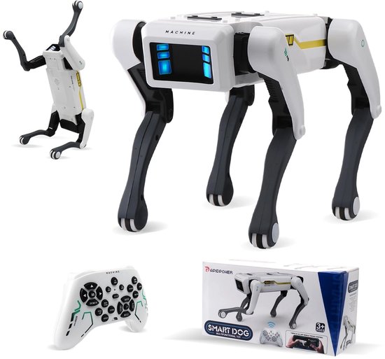 Intelligente AI RC Robot Hond - Voice Dialogue APP Afstandsbediening Programmering Zingen Dansen Educatief Kinderspeelgoed - Interactief - Sensorisch - Logisch Denken - Veilig - Leerzaam - Innovatief
