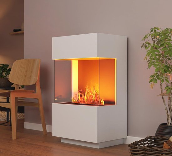Elektrische Waterdamp Haard Vrijstaand – TasalFurniture Aurora Opti ...