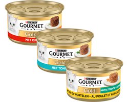 Gourmet Gold Hartig Torentje - Tonijn - 48 x 85 g