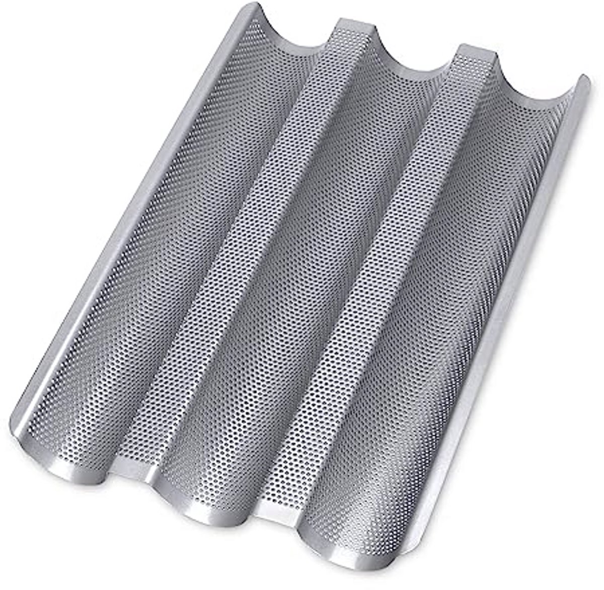 Baguette Bakplaat 37 x 24 cm - Voor 3 Baguettes - Hoogwaardige Antiaanbaklaag