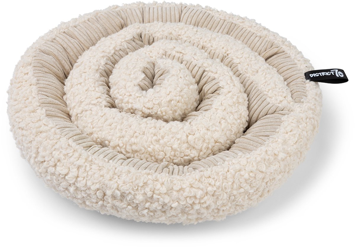 District 70 SWIRL – Snuffelmat voor Honden | Stimuleert Speurgedrag & Mentale Activiteit - Merengue - ø 34 cm