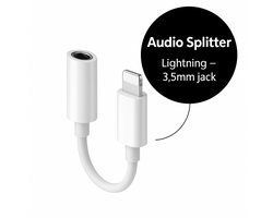 Xtronic Lightning naar 3.5mm Jack Adapter – Audio Splitter – Geschikt voor iPhone 7 t/m iPhone 15