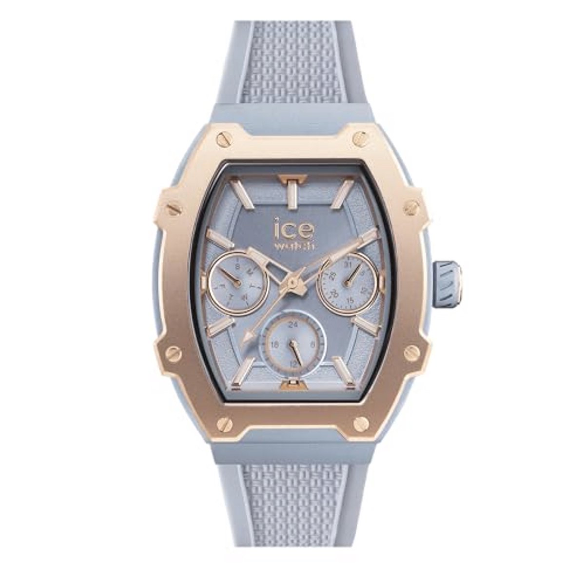 Dameshorloge met Silikon Band en Anodized Aluminium