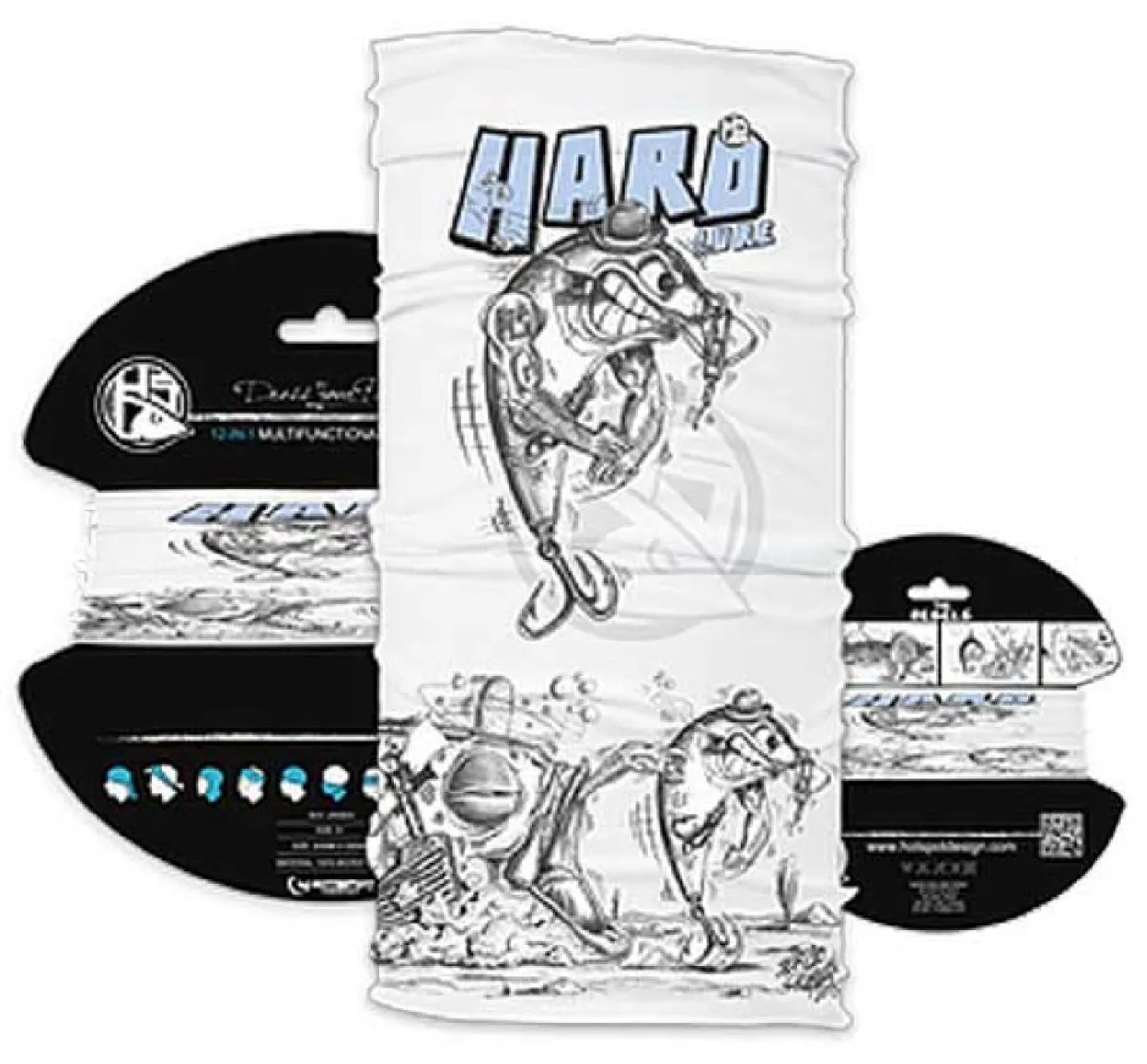 Hotspot Design Hard Lure Nekwarmer Wit Man