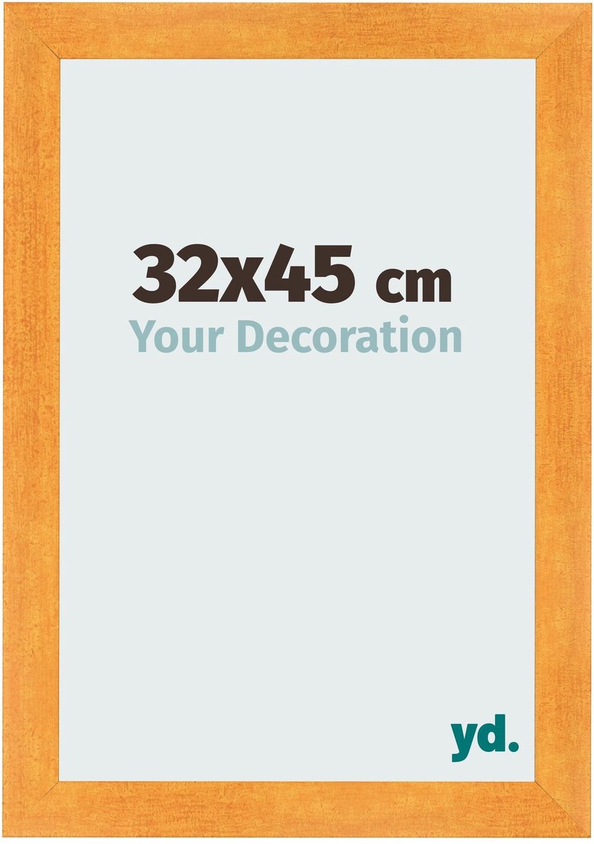 yd. Your Decoration - Fotolijst 32x45 cm - MDF - Oranje - Pisa