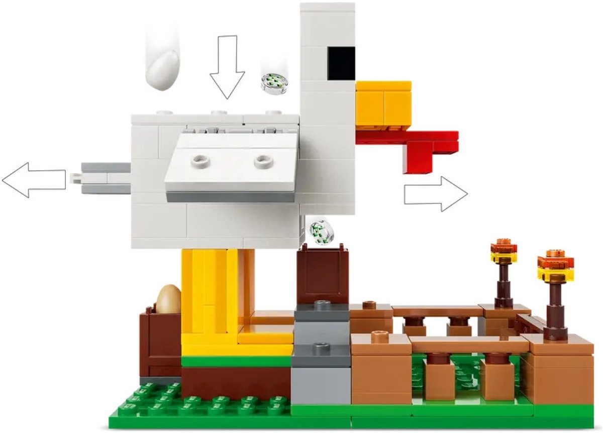 LEGO Minecraft Kippenboerderij Dieren Speelgoed voor Kinderen - 21585 — afbeelding 18