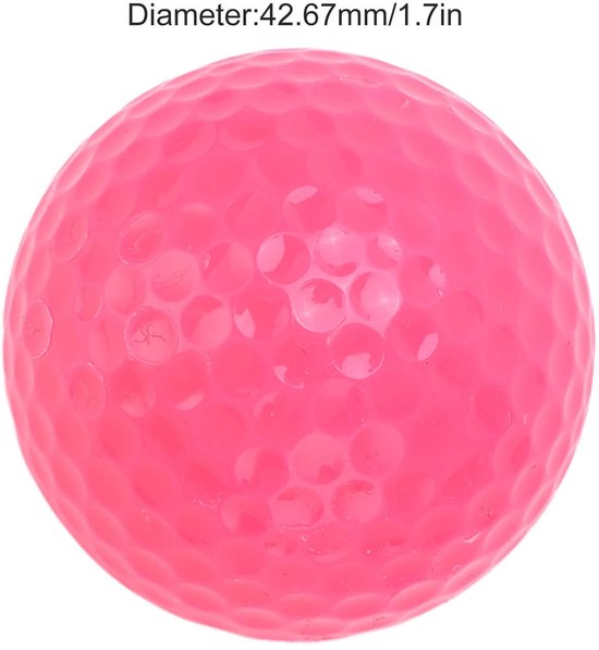 IMPERATORIS® Golf Oefenballen - Airflow Ballen - Geperforeerde Plastic Ballen - Voor Training in Tuin en Binnen - Lichtgewicht - Set van 1 - rose van IMPERATORIS — afbeelding 5