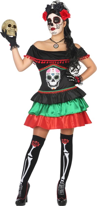 Dia de los Muertos jurk voor dames Volwassenen kostuums bol