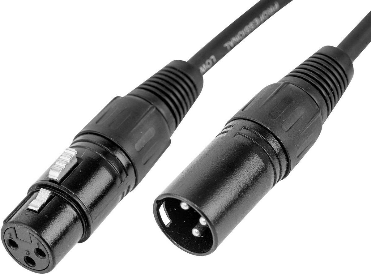 Microfoonkabel XLR 1 m Mannelijk/Vrouwelijk