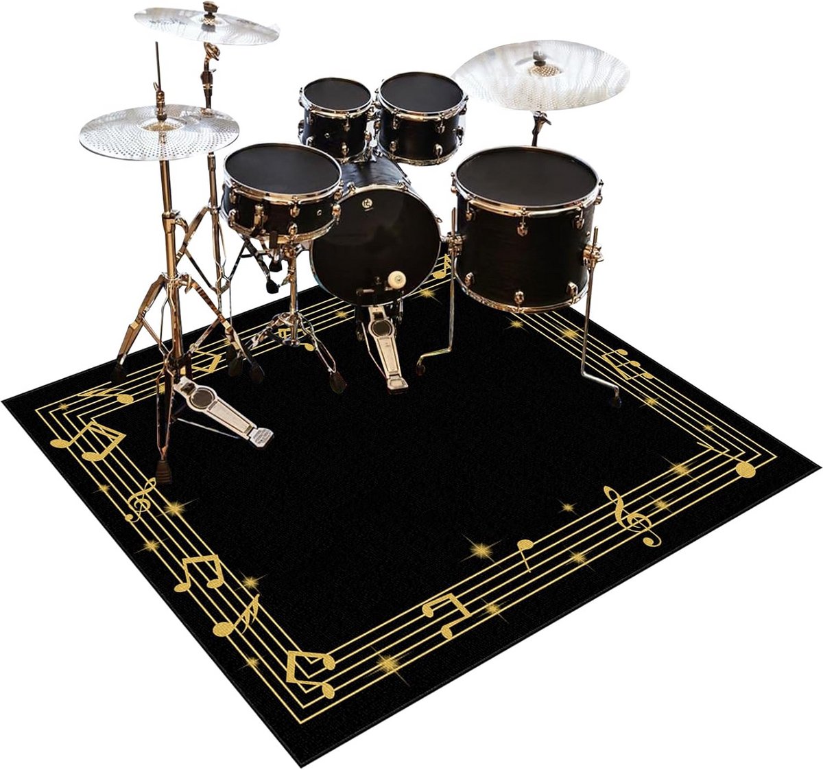 Antislip Drumtapijt - Geluidsabsorberend en Duurzaam - 140 x 120 cm - Tapijt voor Drummers