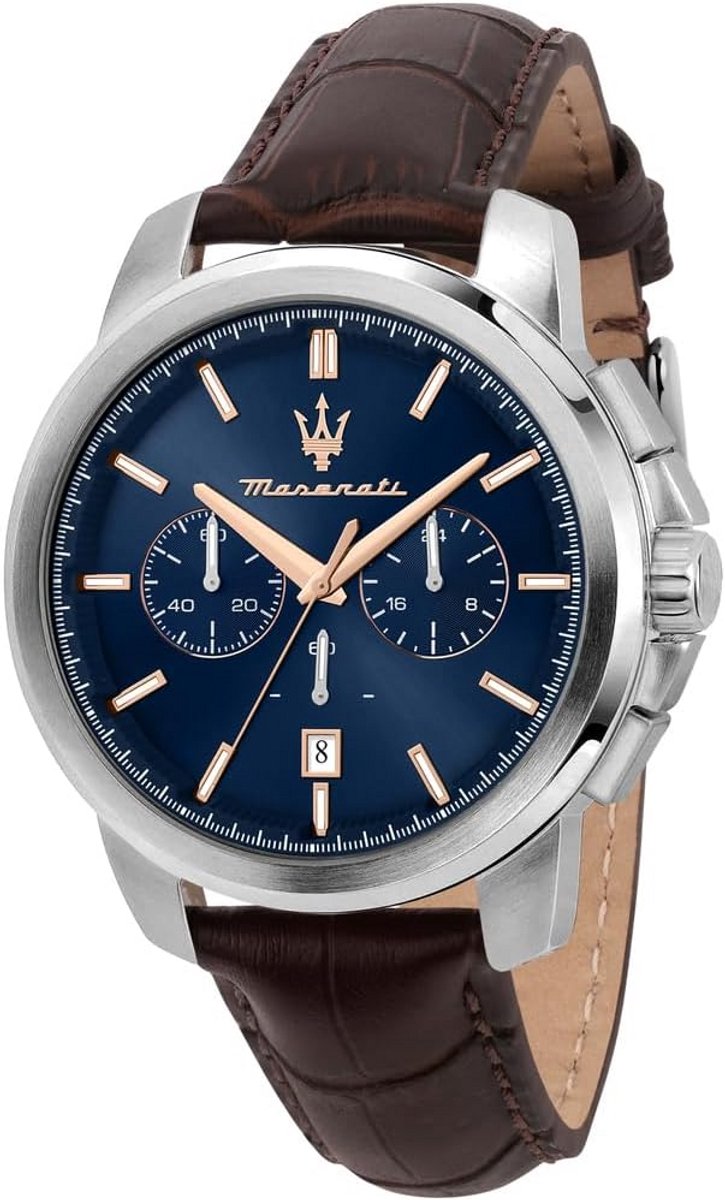 Heren Chronograaf Horloge - Succesvolle Limited Edition - 44 mm - Bruin