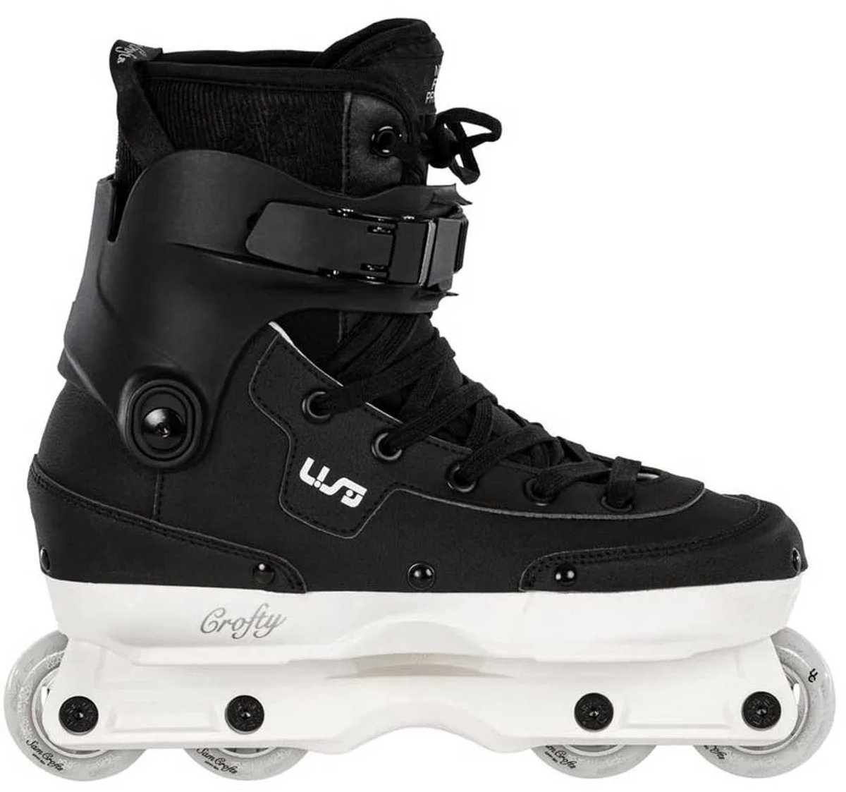 Usd Skates Aeon 60 Samoa Croft Pro Inline Skates Zwart EU 45-46 Man,Vrouw