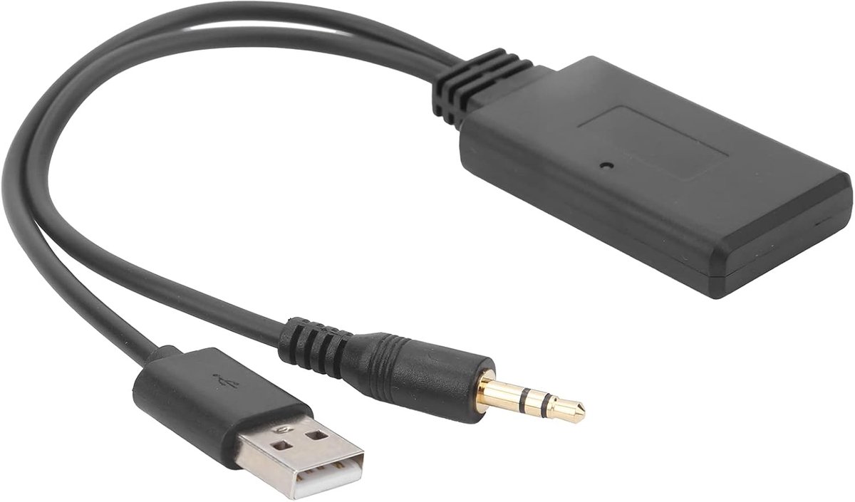 Draadloze Bluetooth Audio Adapter voor Auto USB 3.5mm AUX Muziek Ontvanger