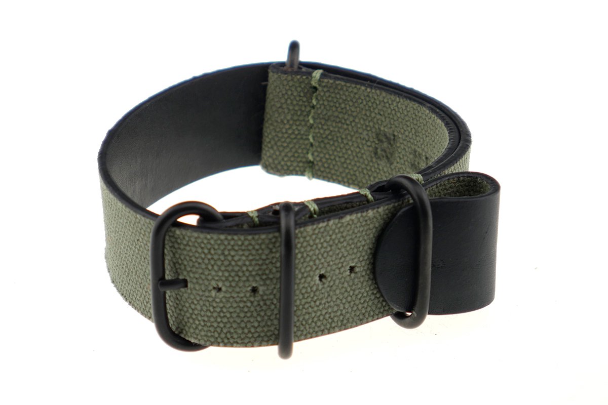 Nato Doortrekband Kansas 20mm groen