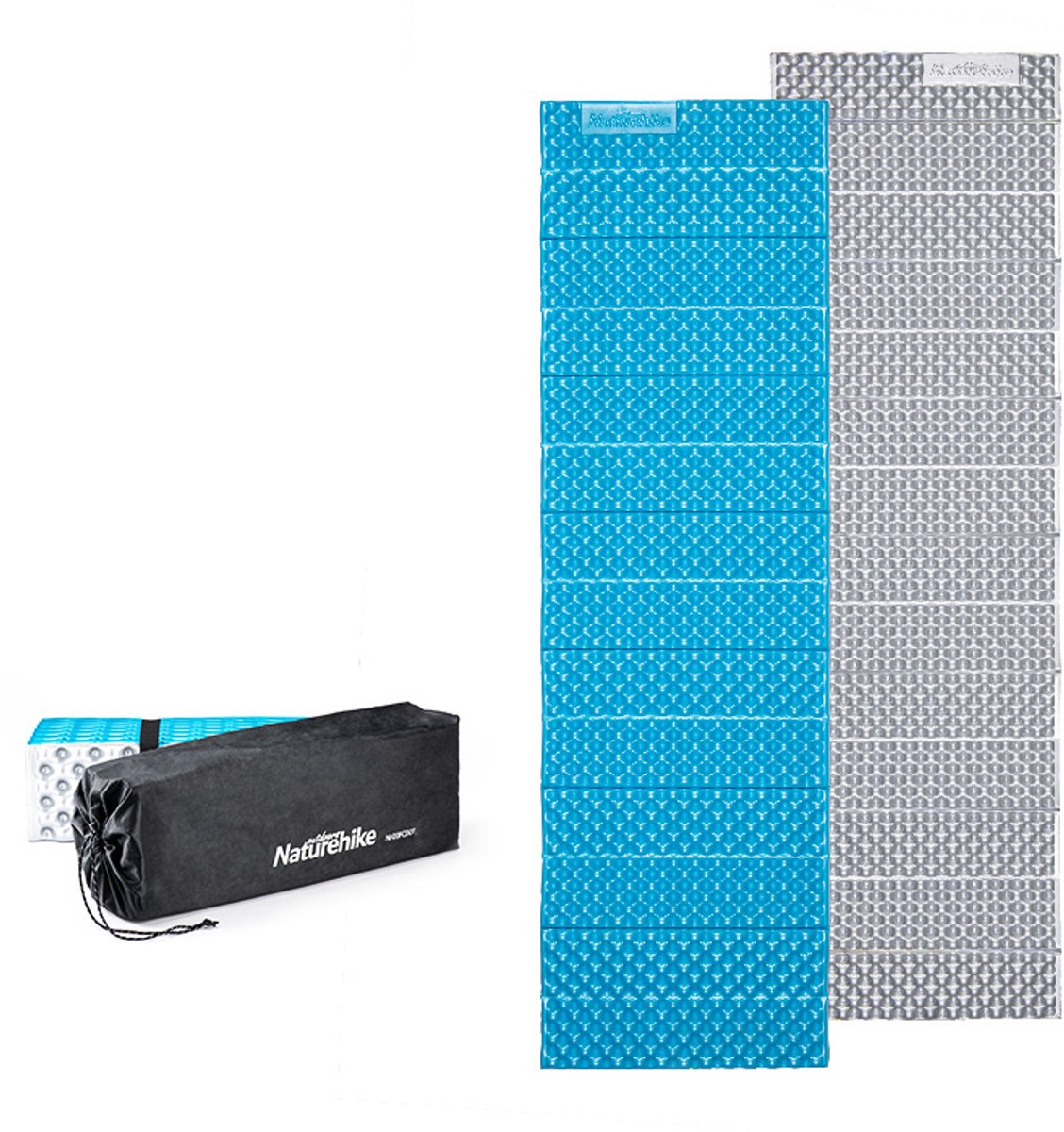 Naturehike IXPE Opvouwbaar slaapmatje 25 mm – Lichtgewicht campingmat met aluminiumfolie - R-waarde 2,5