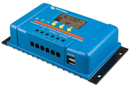 Victron BlueSolar PWM-LCD&USB 12/24V-20A van Victron — afbeelding 3