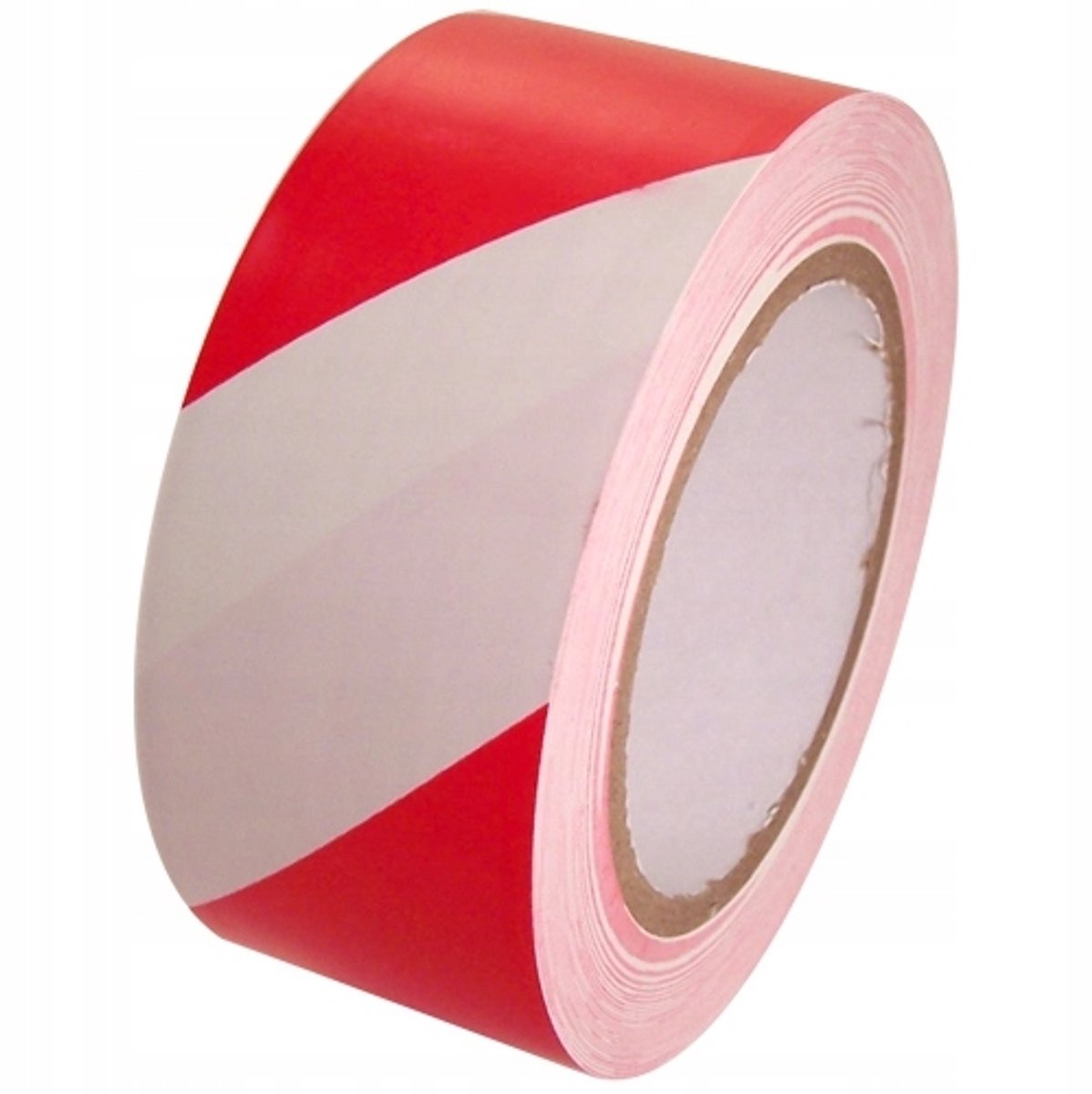 Waarschuwingslint Wit-Rood 7cm x 500m - Veiligheid Markering