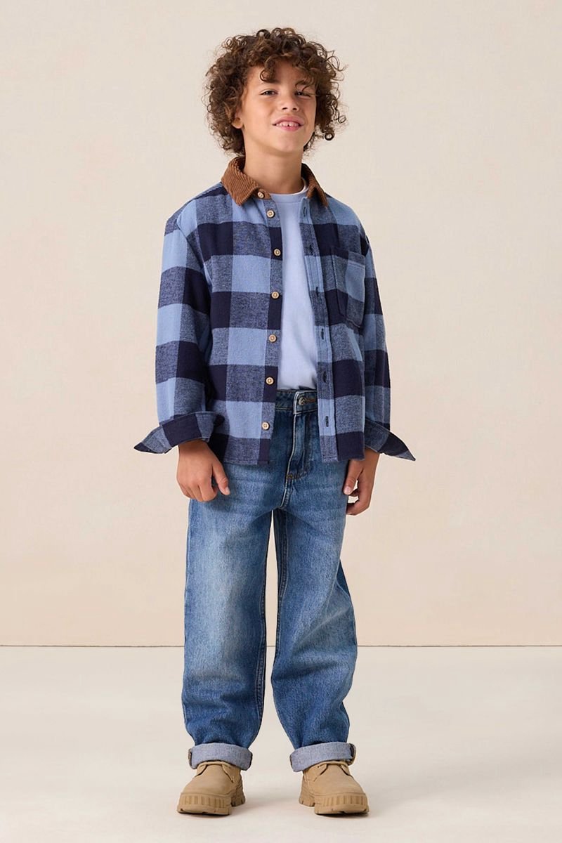Sissy-Boy - Blauwe mid-rise straight leg jeans