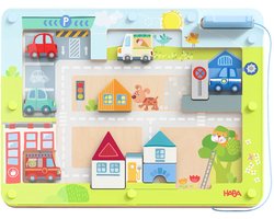 Haba magneetspel stad interactief speelgoed creatief leren.