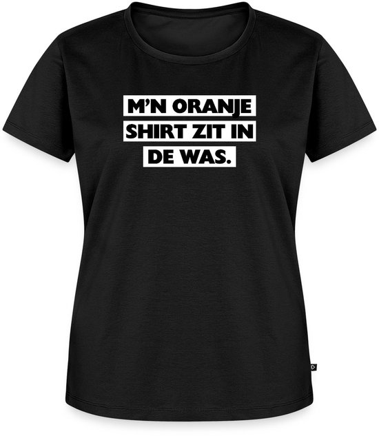 M'n Oranje Shirt Zit In De Was Koningsdag Premium T Shirt Dames