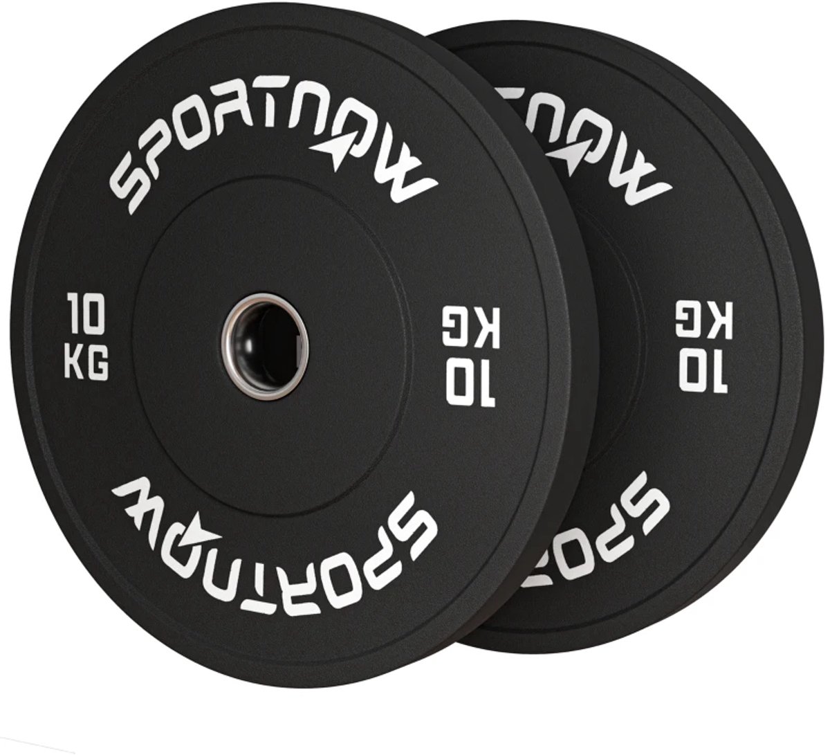 2x10 kg Halterschijven Set - 20 kg - Olympisch Niveau - Ø45 mm - Geluidsarm - Gewichten - 10 kg - Halterset - Haltergewichten - Gewicht Schijven - Halterschijf - Thuisfitness & Krachttraining