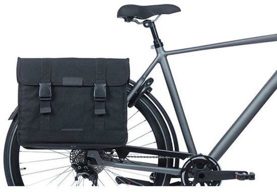 Basil Kavan Eco Classic 58L Dubbele Fietstas - 58 Liter - Zwart van Basil — afbeelding 4