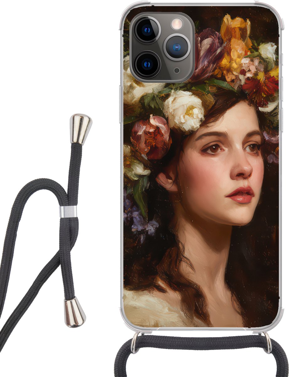 Portret - Vrouw - Bloemen