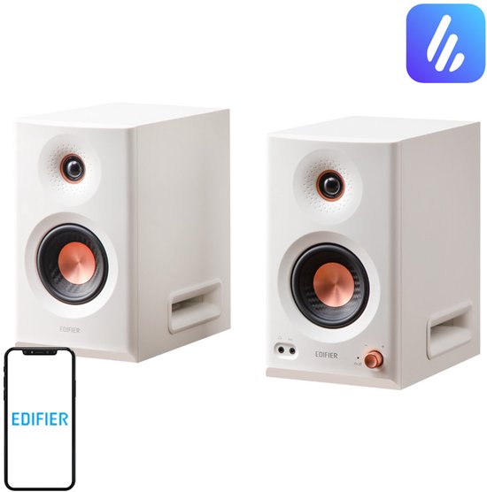 Edifier Mr5-Luidsprekers Voor Pc Met Audio 2.0-Systeem Met Volume van Edifier — afbeelding 3