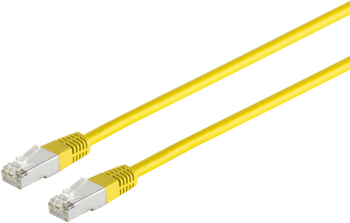 Patchkabel cat 6 S/FTP PIMF Halogenfrei gelb 3m
