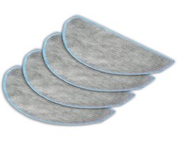 (4 PCS) Q052020 Q0120 Y0140 Vervangende Dweilpads geschikt voor iRobot Roomba Vacuum 2 Essential Robot Combo Robotstofzuiger en Dweil Y0140 Y0110 Q011 Q0120 Dweildoeken Accessoireset