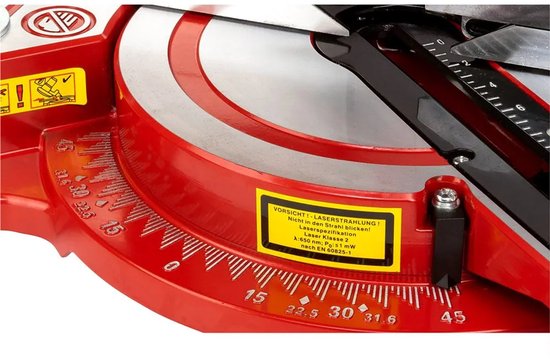 Einhell Elektrische Radiaal Afkort-/Verstekzaag TC-SM 2131/2 Dual - 1800W - Ø210 mm - Zaagkop kantelbaar naar links en rechts - Met Laser - Incl. 48 tands zaagblad