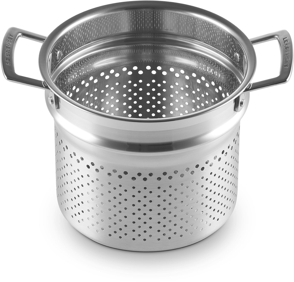 Le Creuset RVS Kookpan met stoominzet en glazen deksel Ø 20cm 4,0l