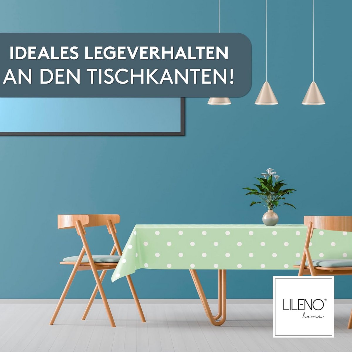 Afwasbaar tafelzeil per strekkende meter 140 cm rond mint