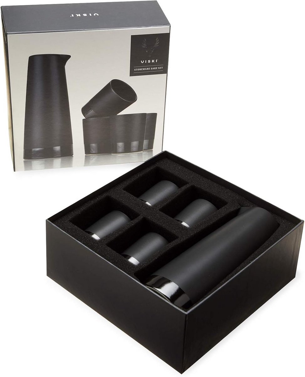 Keramisch Sake Servies Set in Meerkleurig Design