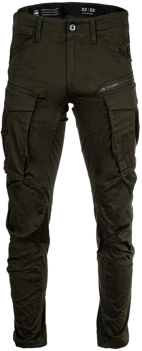 G-Star Rovic Zip 3D Regular Tapered Heren Jeans Asfalt