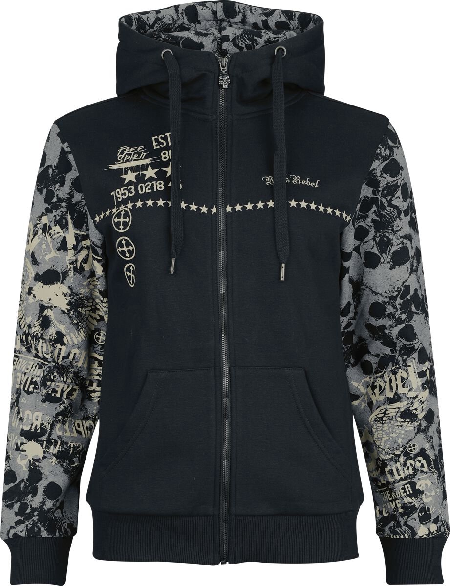 Rock Rebel by EMP Vest met capuchon - Dames - XXL