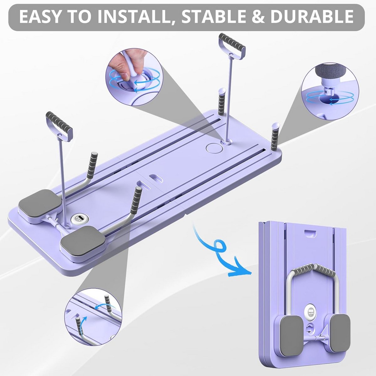 Opvouwbaar Pilates Bord 5-in-1 Reformer - afbeelding 2