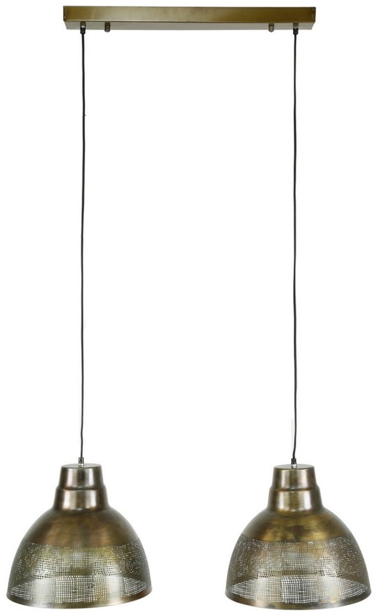 Fraaai - Zoe hanglamp 2xø38 screen - brons antiek