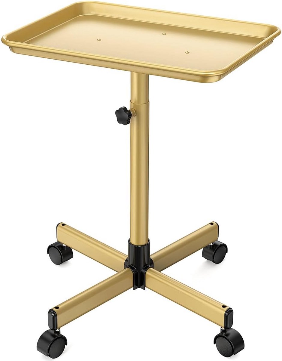 Verstelbare Salon Trolley met Wielen voor Kapper en Spa