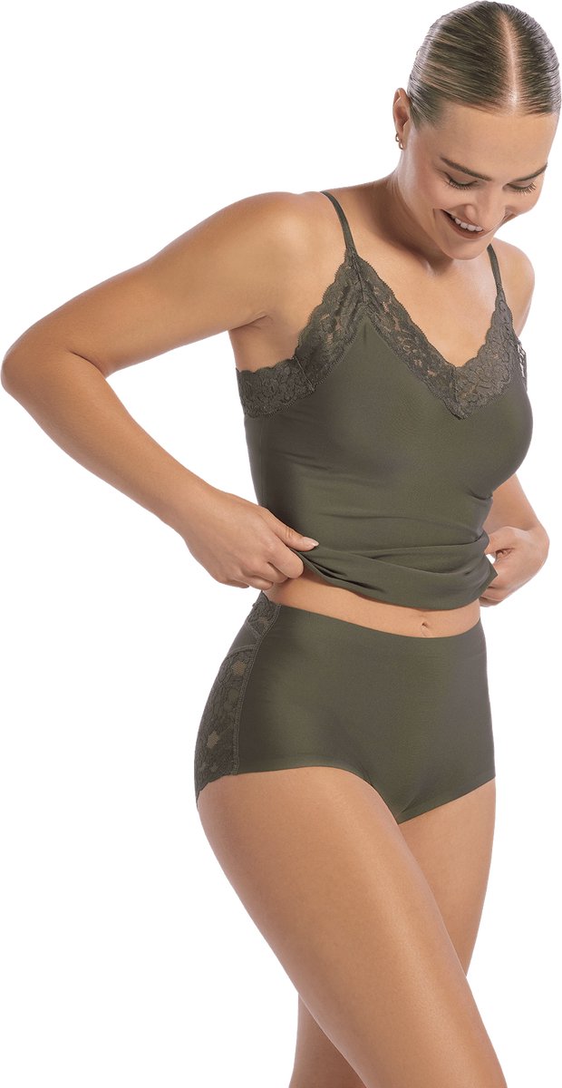 Ten Cate Secrets high waist met kant forest mist voor Dames | Maat L