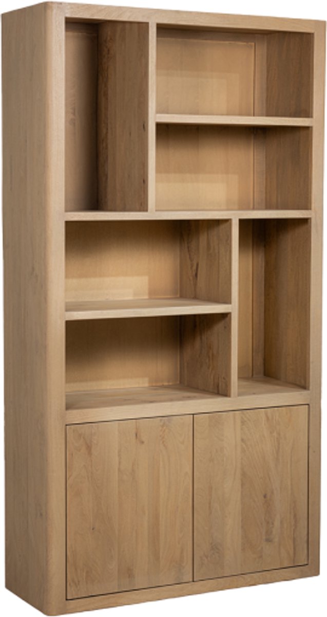 Tower Living Tenna Boekenkast mangohout naturel 120 cm