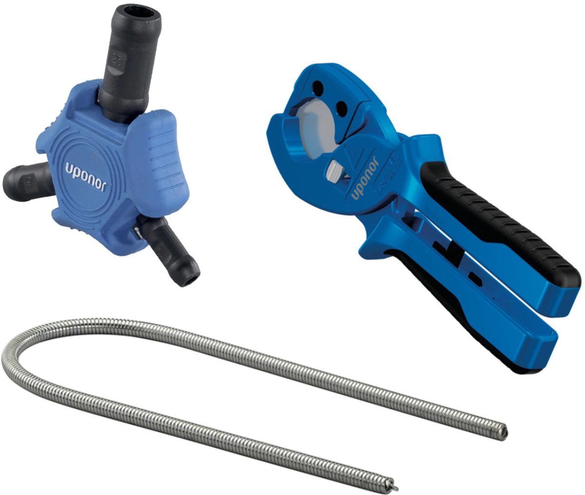 Uponor MLC Set – Binnen-buigveren 16/20/25 mm + Ontbramer Combi 16/20/25 (meerlagenbuis)