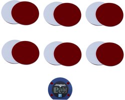 12-delige set vervangende kleefpads voor parkeerschijf voorruit