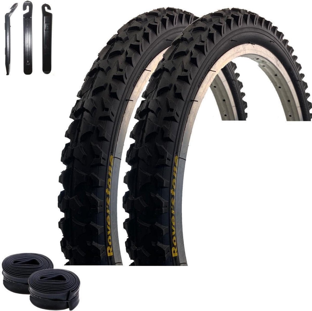 2x Fietsband 18 inch - Elders 57-355 - Inclusief Binnenbanden en Montagehendel