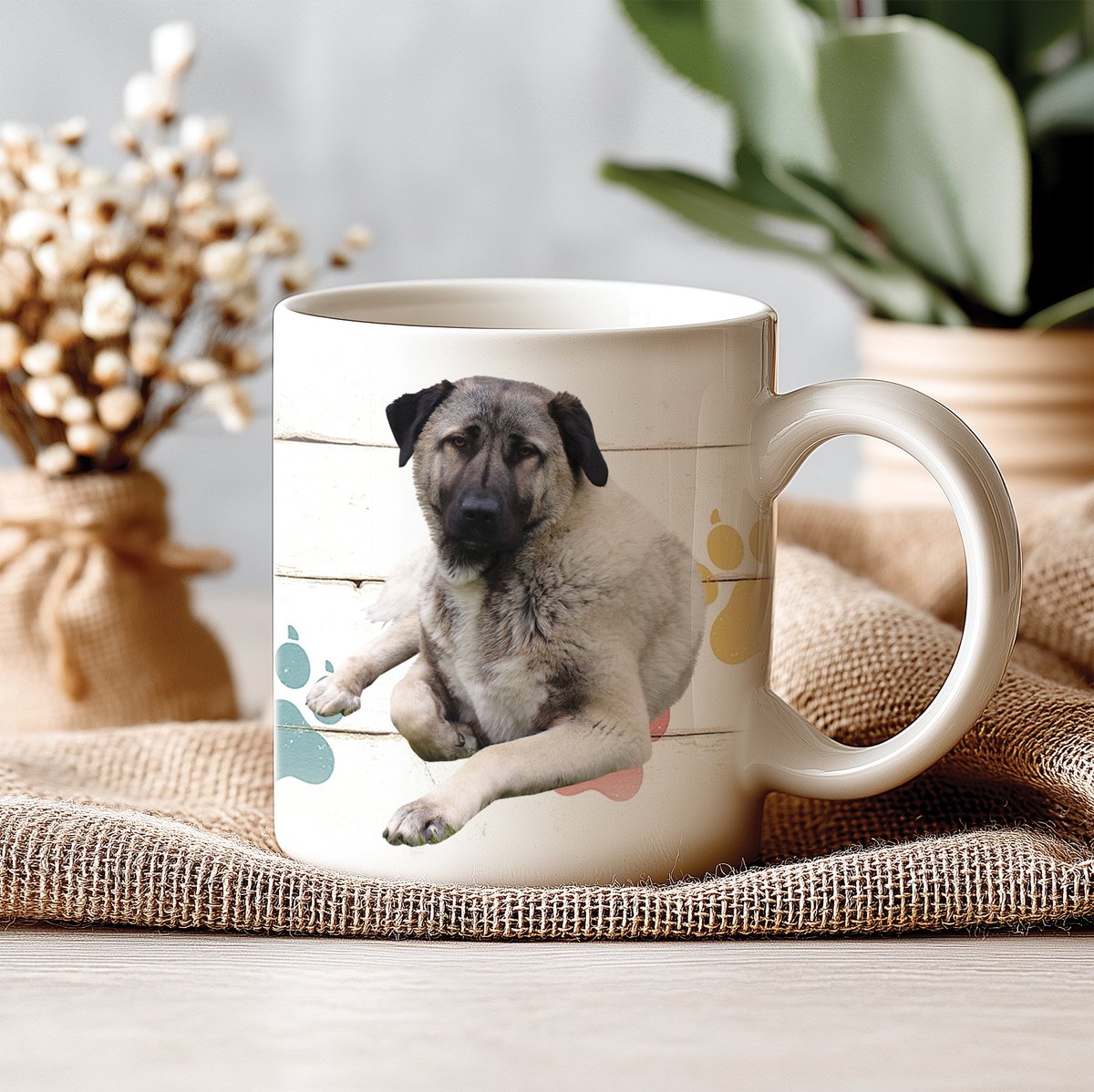 Mok - 330 ML - Hond - Kangal - Koffiemok - Theemok - Thee of Koffie - Koffiebeker - Koffietas Geschenk Cadeau