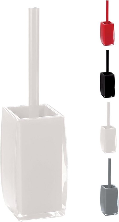 Elegante WC-borstelset voor de Badkamer in Wit