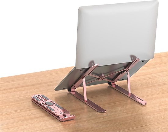 Spigen Slim Fold Draagbare laptopstandaard, ultradun en licht